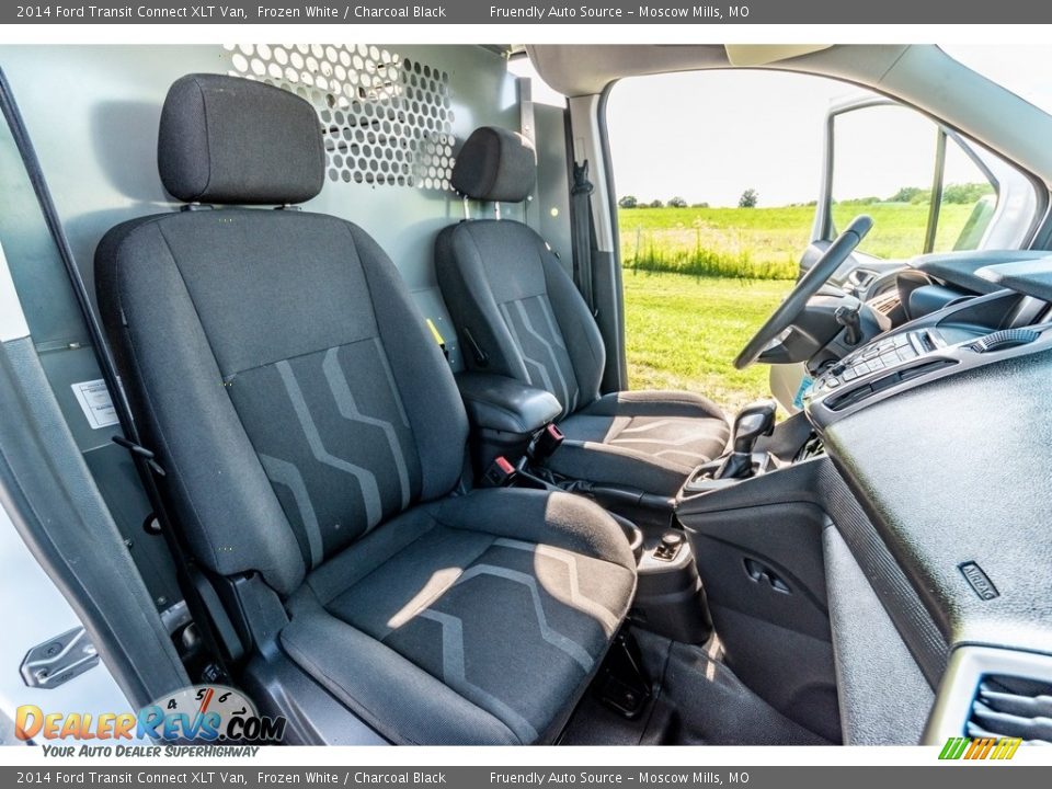 2014 Ford Transit Connect XLT Van Frozen White / Charcoal Black Photo #27