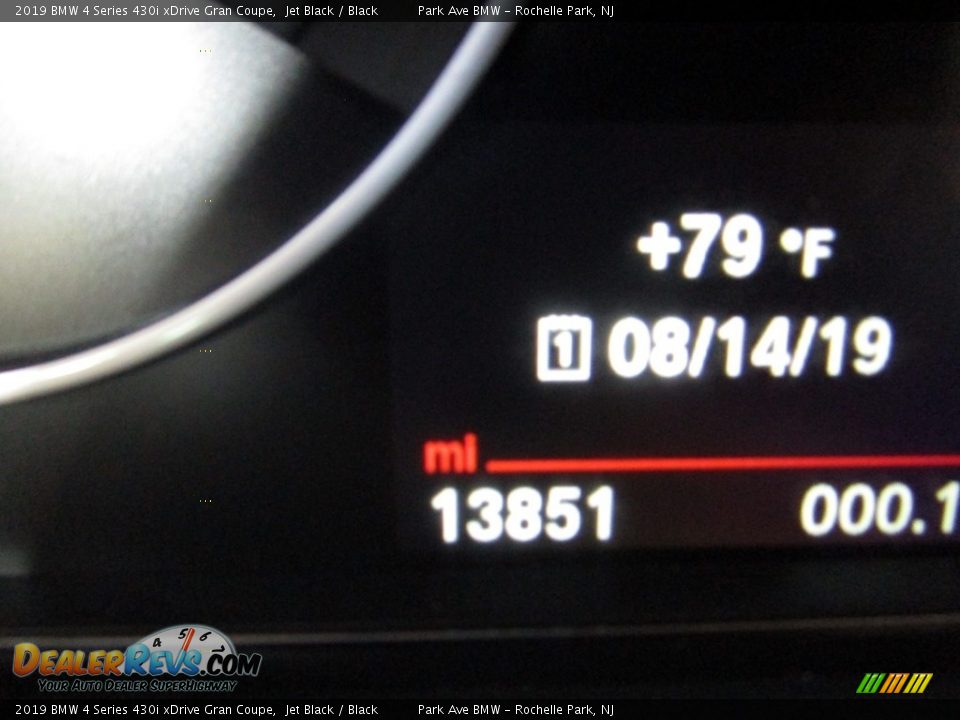 2019 BMW 4 Series 430i xDrive Gran Coupe Jet Black / Black Photo #24