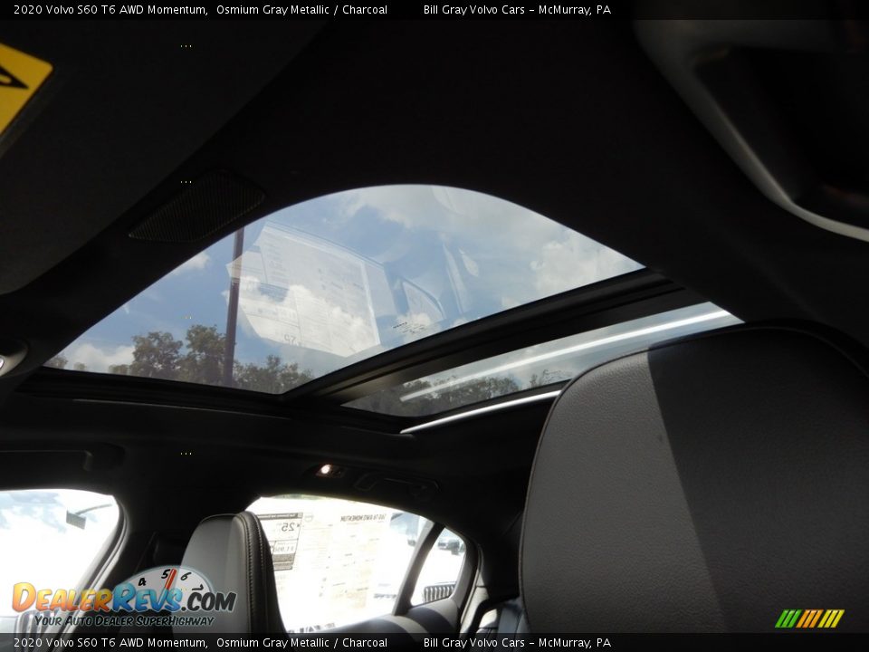 Sunroof of 2020 Volvo S60 T6 AWD Momentum Photo #12