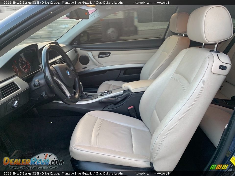 2011 BMW 3 Series 328i xDrive Coupe Montego Blue Metallic / Gray Dakota Leather Photo #10
