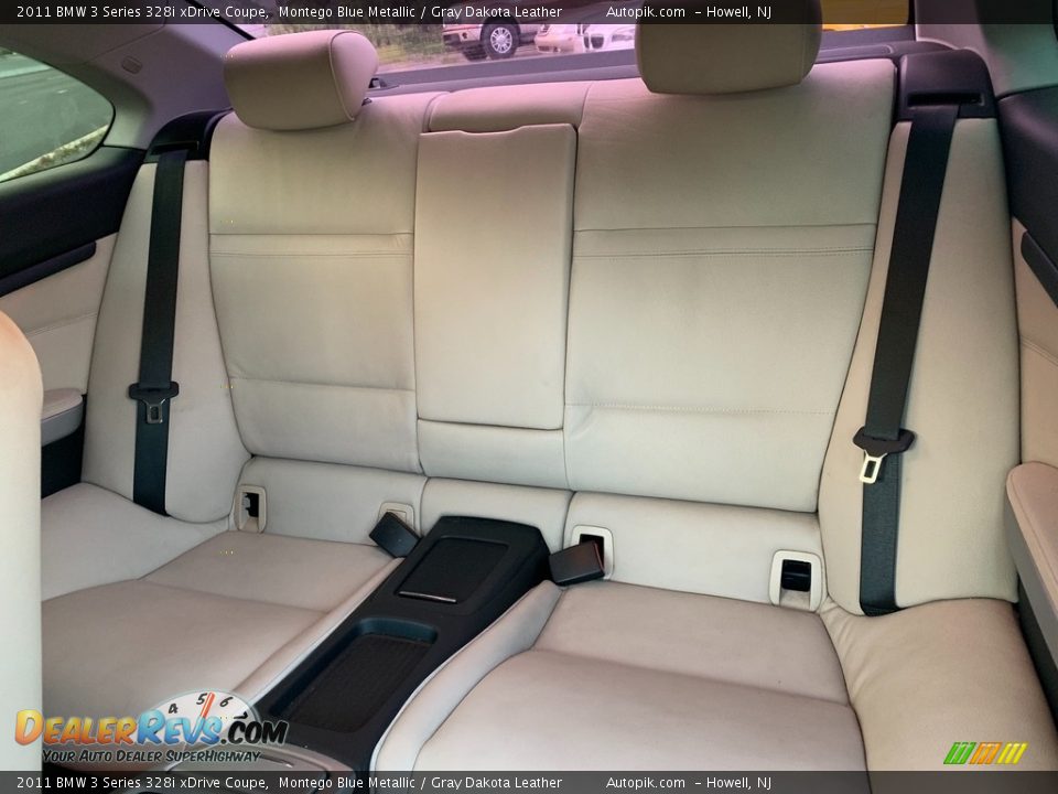 2011 BMW 3 Series 328i xDrive Coupe Montego Blue Metallic / Gray Dakota Leather Photo #11