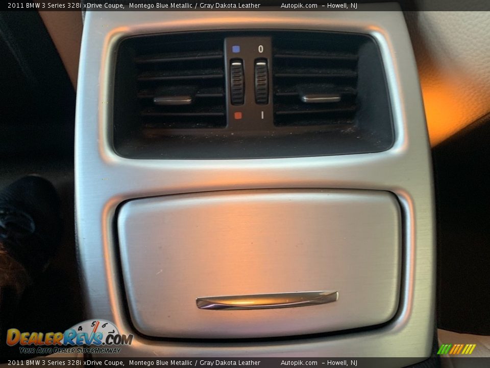2011 BMW 3 Series 328i xDrive Coupe Montego Blue Metallic / Gray Dakota Leather Photo #15