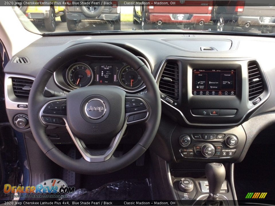 2020 Jeep Cherokee Latitude Plus 4x4 Blue Shade Pearl / Black Photo #2