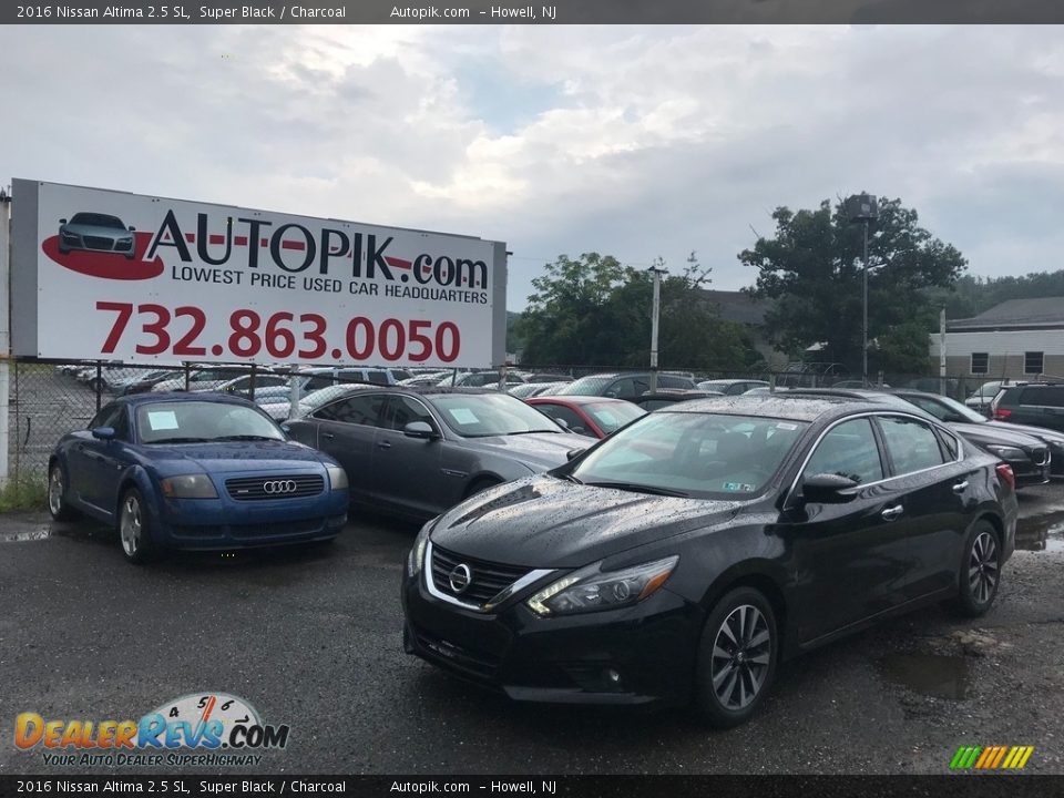2016 Nissan Altima 2.5 SL Super Black / Charcoal Photo #1