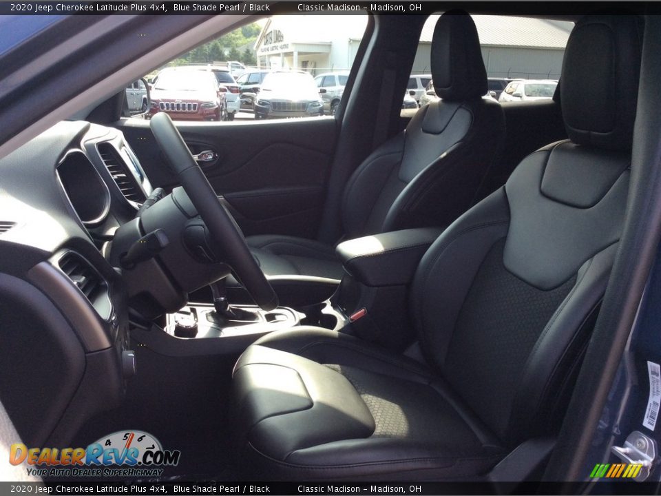 2020 Jeep Cherokee Latitude Plus 4x4 Blue Shade Pearl / Black Photo #3