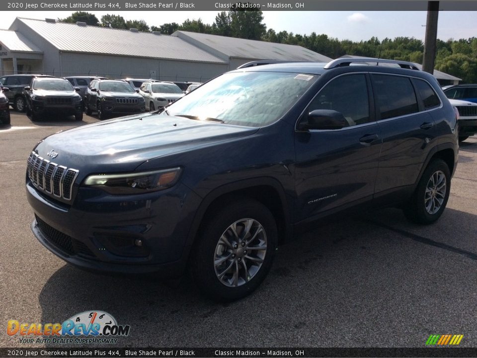 2020 Jeep Cherokee Latitude Plus 4x4 Blue Shade Pearl / Black Photo #5