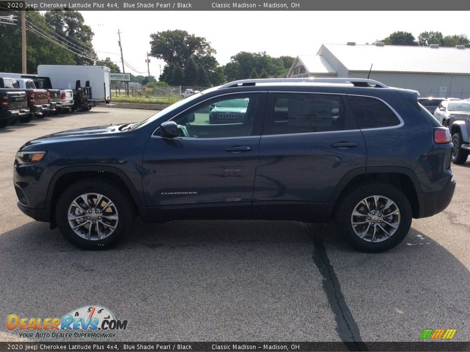 2020 Jeep Cherokee Latitude Plus 4x4 Blue Shade Pearl / Black Photo #6