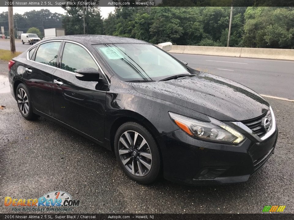 2016 Nissan Altima 2.5 SL Super Black / Charcoal Photo #6
