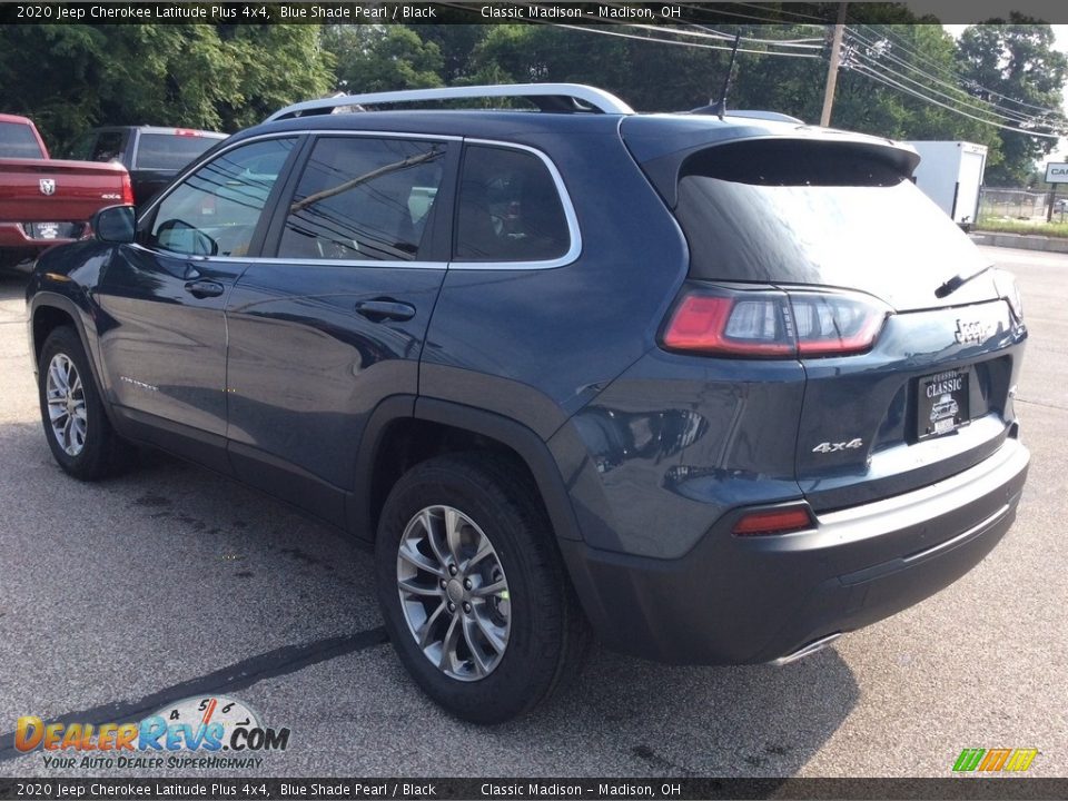 2020 Jeep Cherokee Latitude Plus 4x4 Blue Shade Pearl / Black Photo #7