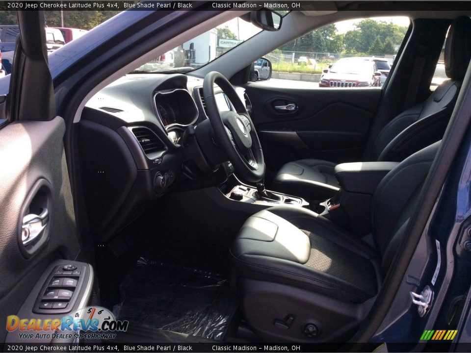 2020 Jeep Cherokee Latitude Plus 4x4 Blue Shade Pearl / Black Photo #11