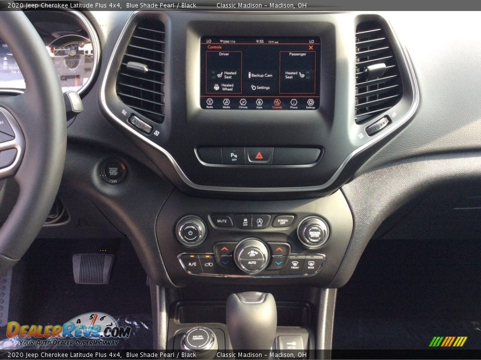 2020 Jeep Cherokee Latitude Plus 4x4 Blue Shade Pearl / Black Photo #14