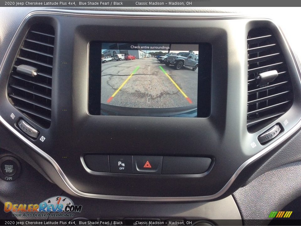 2020 Jeep Cherokee Latitude Plus 4x4 Blue Shade Pearl / Black Photo #16