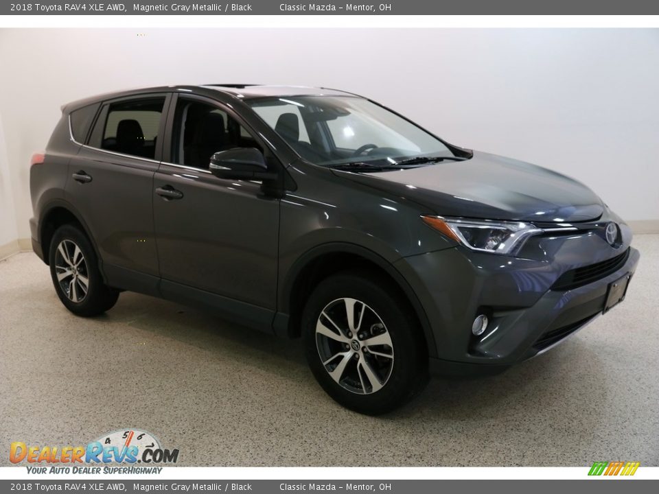 2018 Toyota RAV4 XLE AWD Magnetic Gray Metallic / Black Photo #1