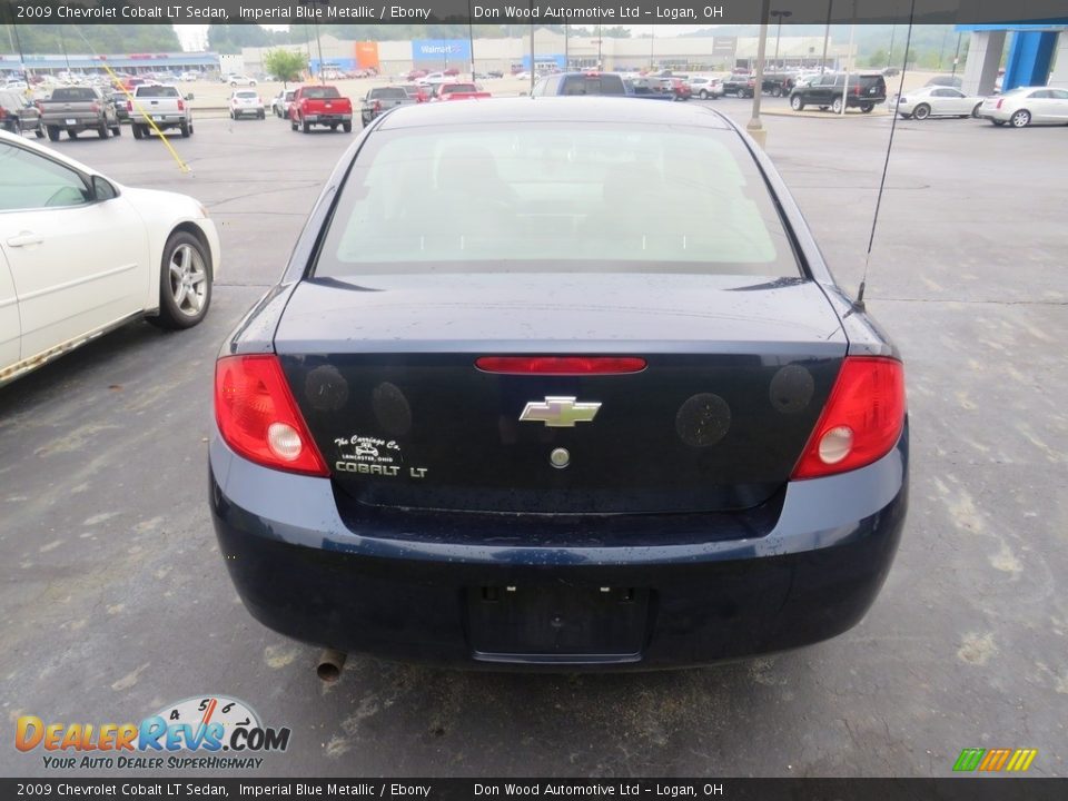 2009 Chevrolet Cobalt LT Sedan Imperial Blue Metallic / Ebony Photo #24