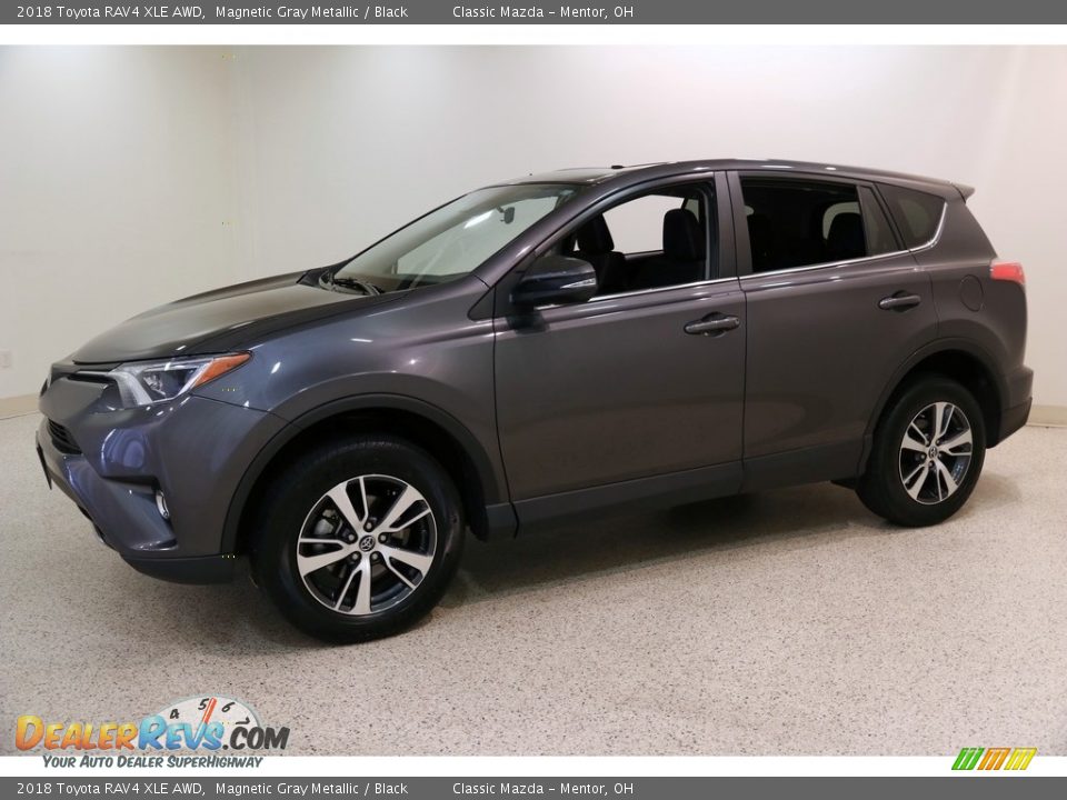 2018 Toyota RAV4 XLE AWD Magnetic Gray Metallic / Black Photo #3