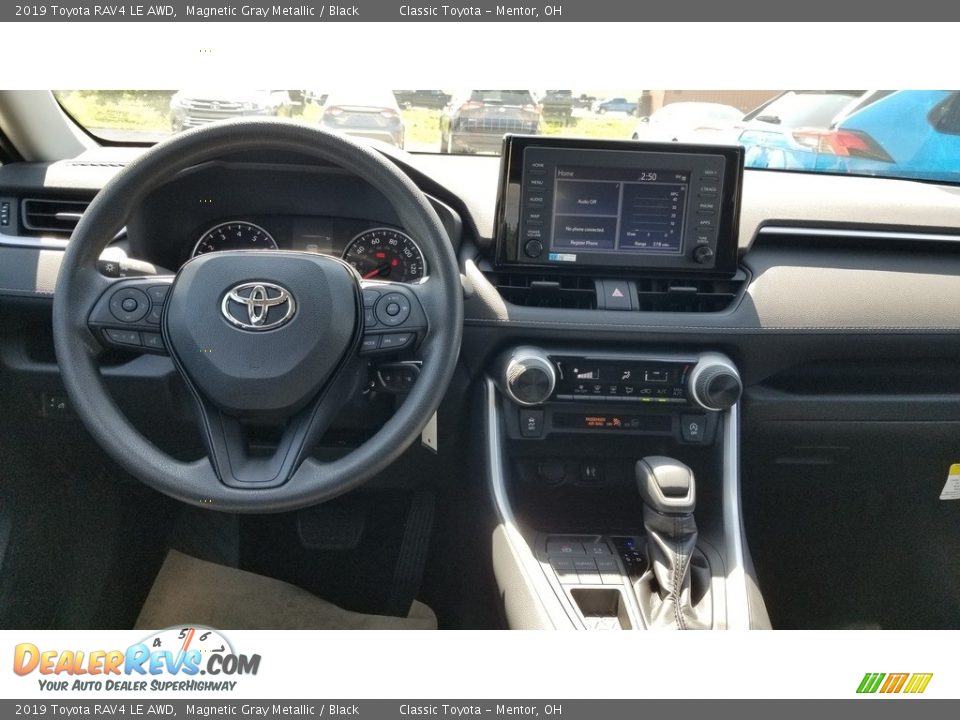 2019 Toyota RAV4 LE AWD Magnetic Gray Metallic / Black Photo #4