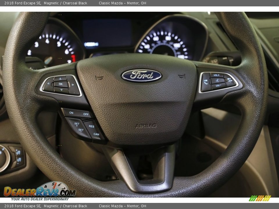 2018 Ford Escape SE Magnetic / Charcoal Black Photo #8