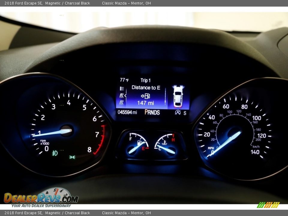 2018 Ford Escape SE Magnetic / Charcoal Black Photo #9