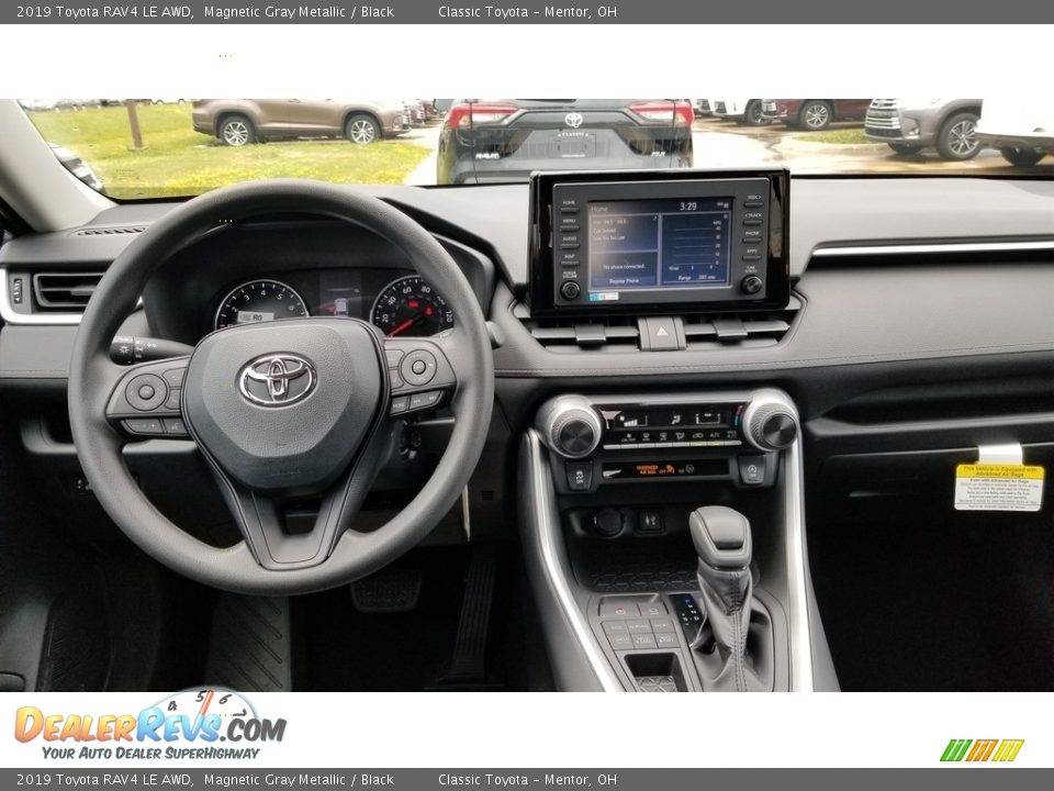 2019 Toyota RAV4 LE AWD Magnetic Gray Metallic / Black Photo #4
