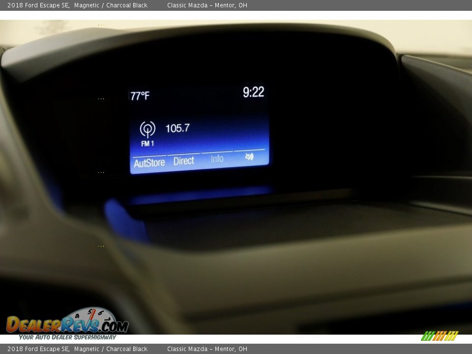 2018 Ford Escape SE Magnetic / Charcoal Black Photo #11