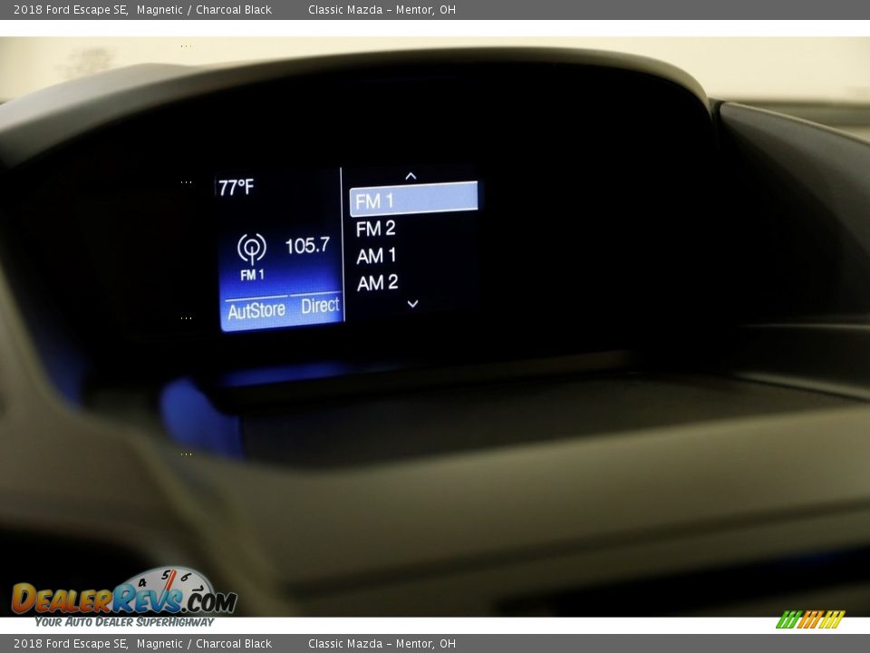 2018 Ford Escape SE Magnetic / Charcoal Black Photo #12