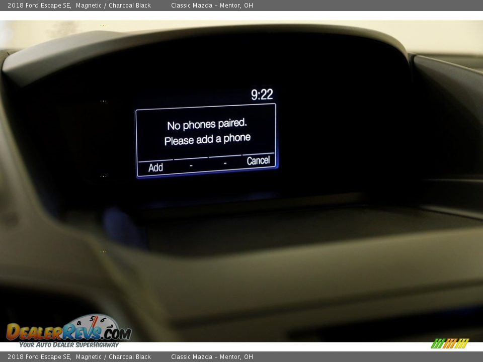 2018 Ford Escape SE Magnetic / Charcoal Black Photo #13