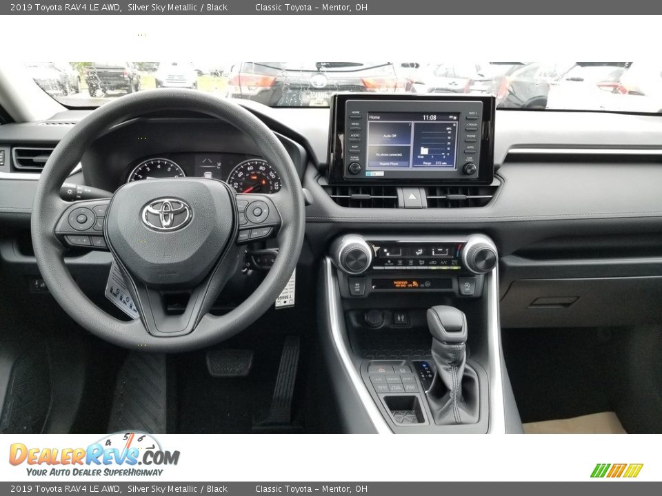 2019 Toyota RAV4 LE AWD Silver Sky Metallic / Black Photo #4