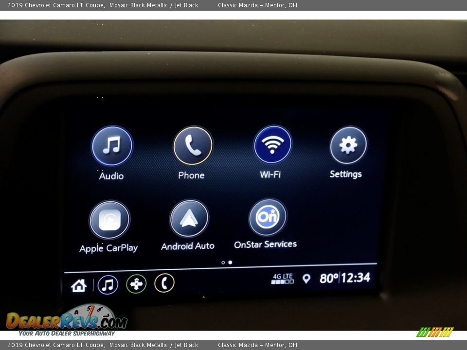 2019 Chevrolet Camaro LT Coupe Mosaic Black Metallic / Jet Black Photo #10
