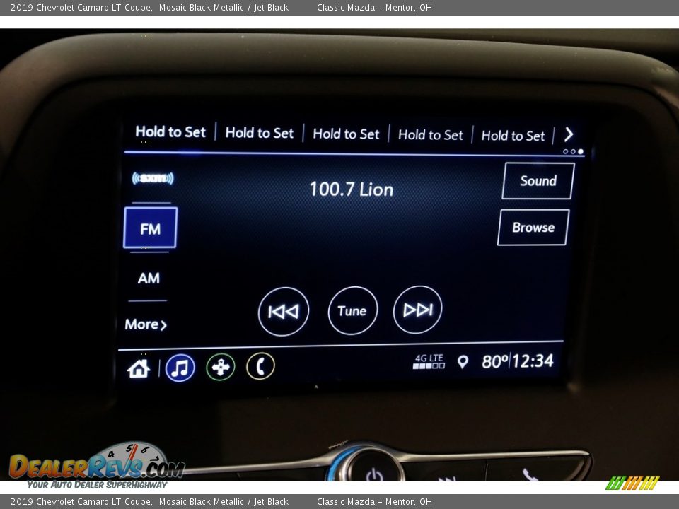 2019 Chevrolet Camaro LT Coupe Mosaic Black Metallic / Jet Black Photo #11