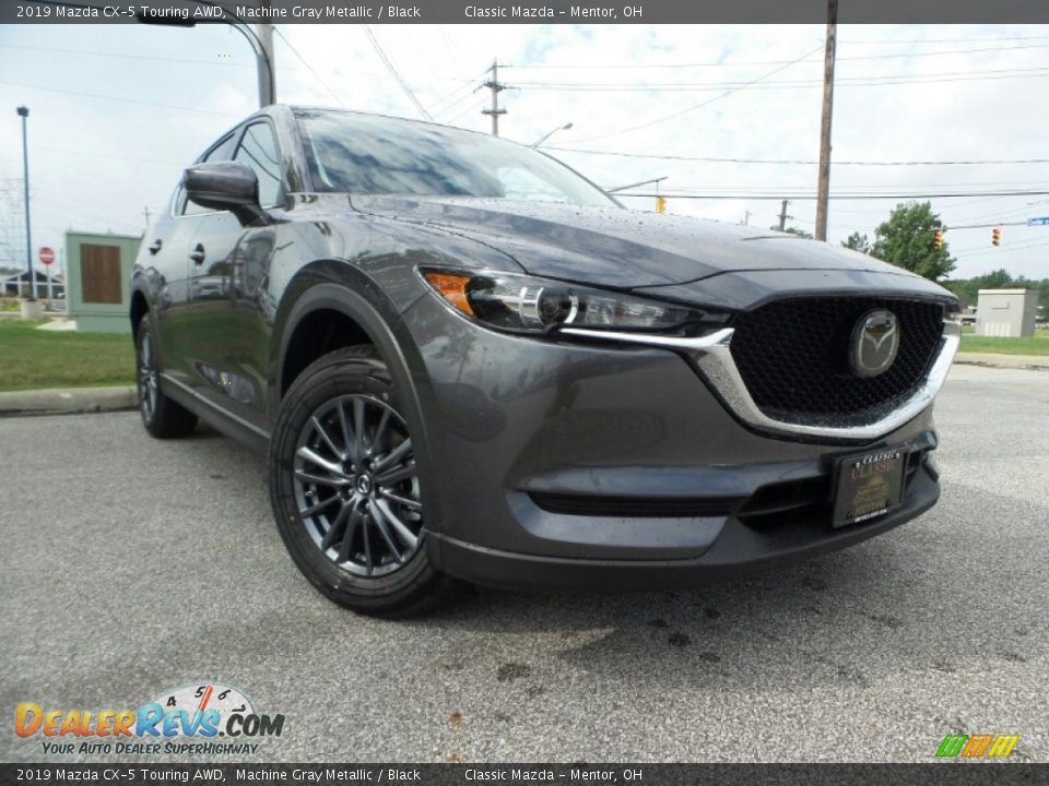 2019 Mazda CX-5 Touring AWD Machine Gray Metallic / Black Photo #1