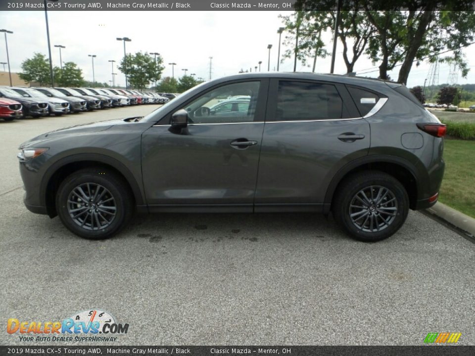 2019 Mazda CX-5 Touring AWD Machine Gray Metallic / Black Photo #4