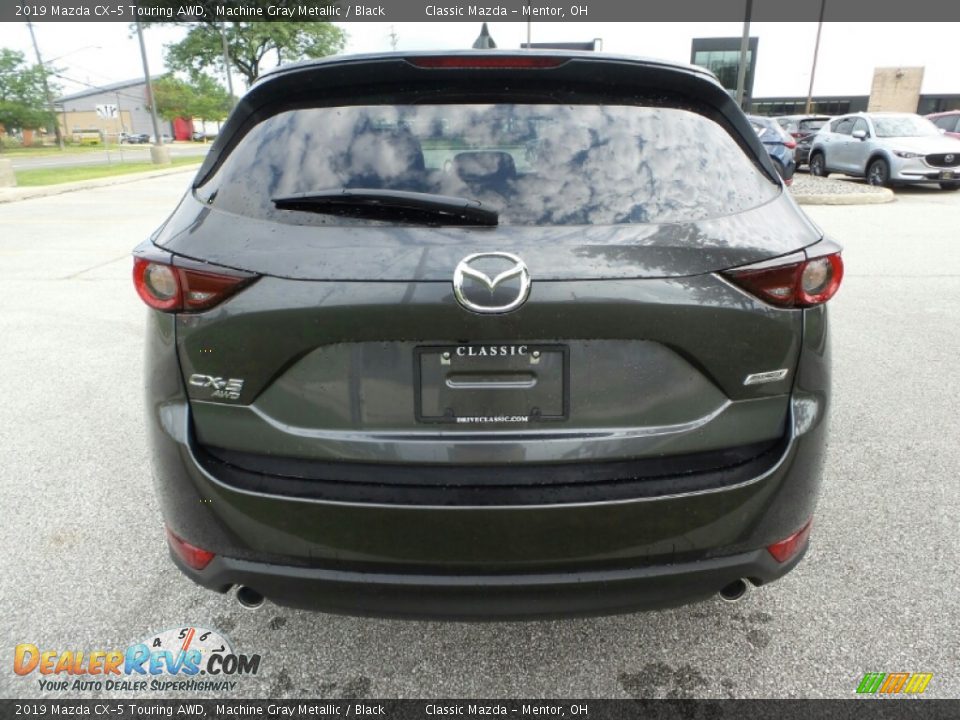 2019 Mazda CX-5 Touring AWD Machine Gray Metallic / Black Photo #6