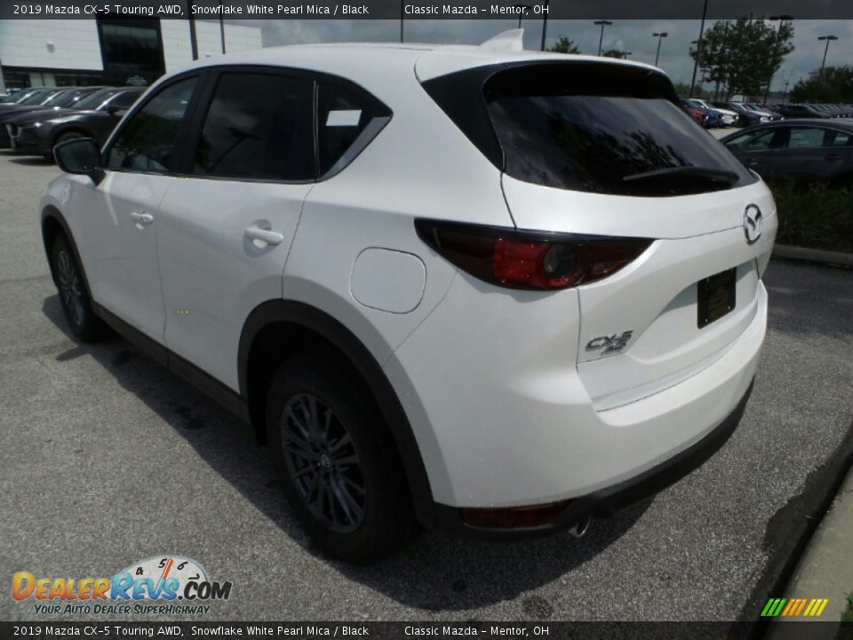 2019 Mazda CX-5 Touring AWD Snowflake White Pearl Mica / Black Photo #5