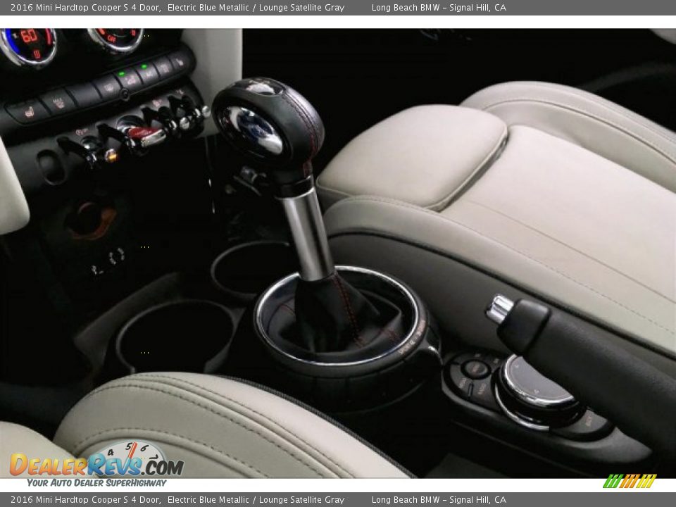 2016 Mini Hardtop Cooper S 4 Door Electric Blue Metallic / Lounge Satellite Gray Photo #17