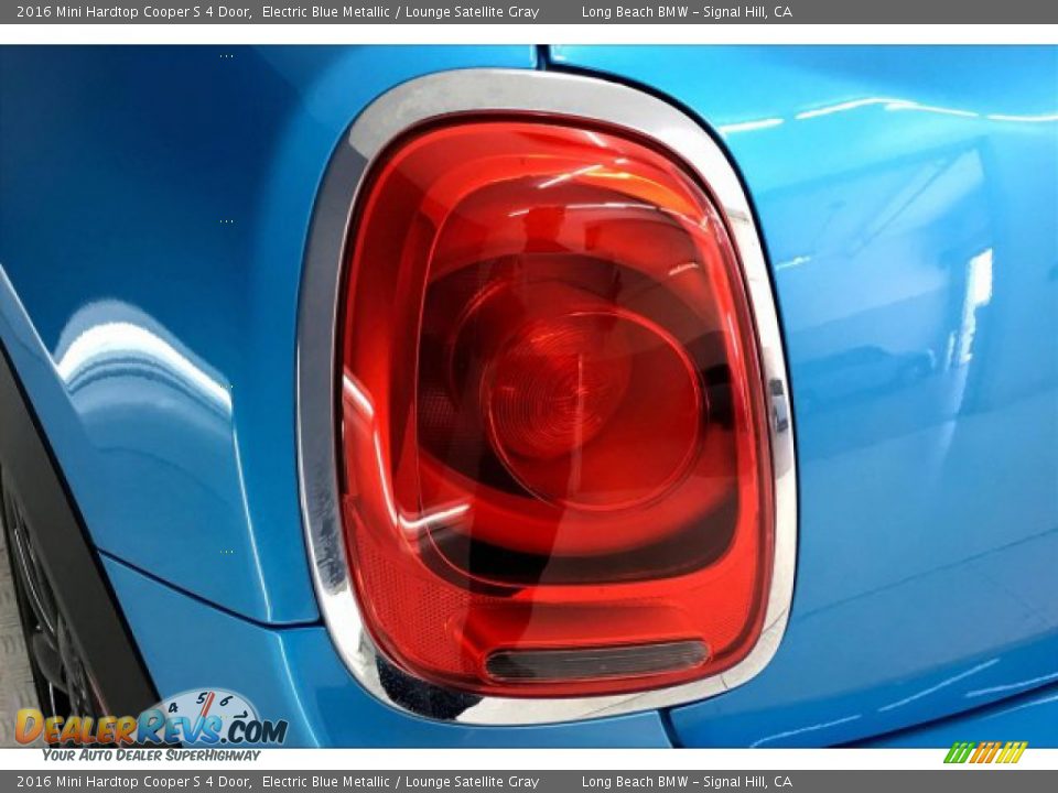 2016 Mini Hardtop Cooper S 4 Door Electric Blue Metallic / Lounge Satellite Gray Photo #21