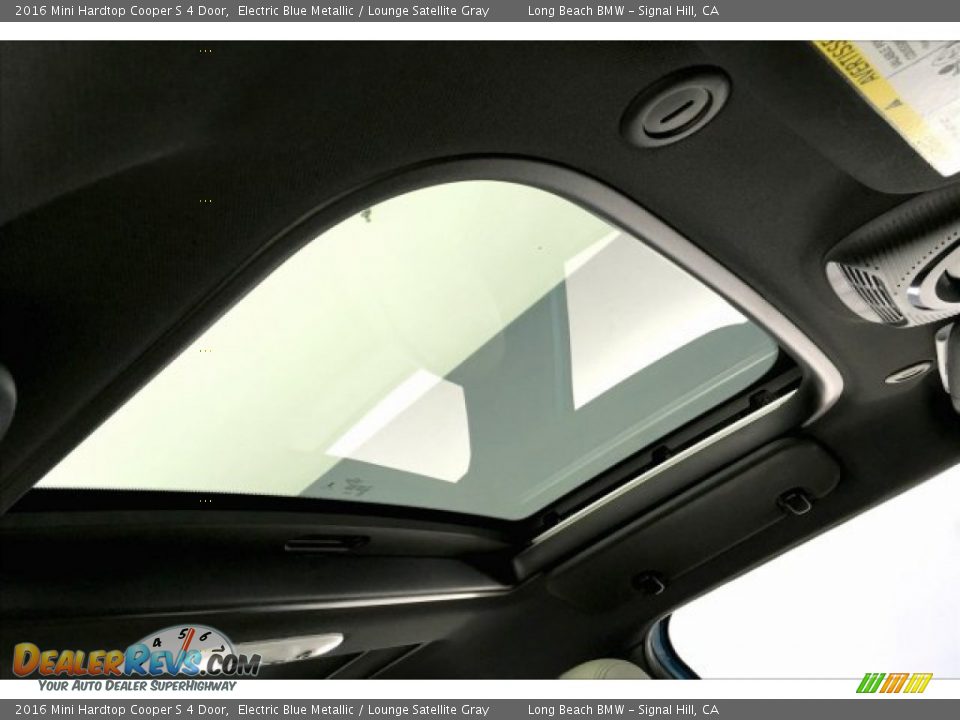 2016 Mini Hardtop Cooper S 4 Door Electric Blue Metallic / Lounge Satellite Gray Photo #24