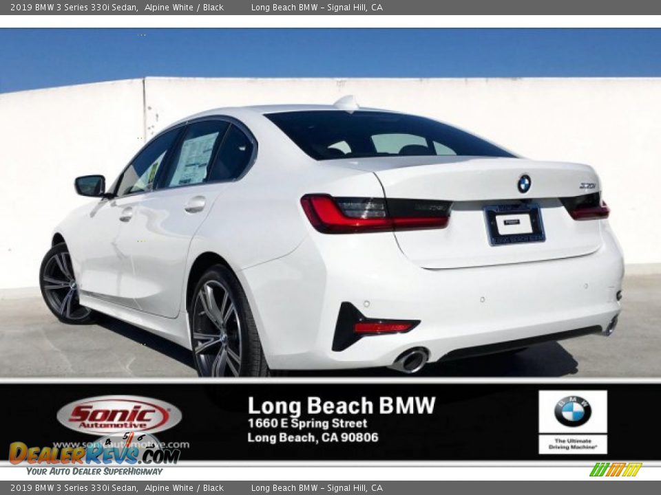 2019 BMW 3 Series 330i Sedan Alpine White / Black Photo #3