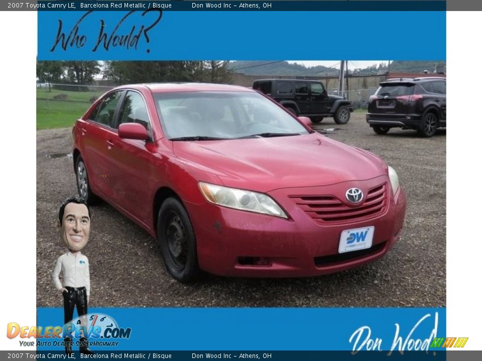 2007 Toyota Camry LE Barcelona Red Metallic / Bisque Photo #1
