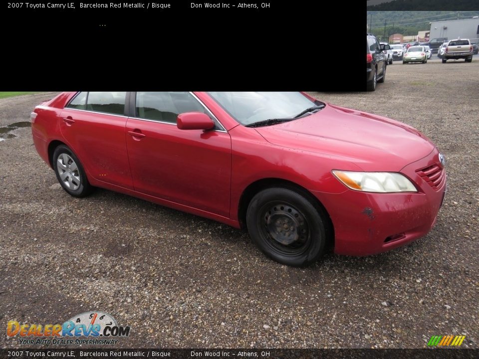 2007 Toyota Camry LE Barcelona Red Metallic / Bisque Photo #2
