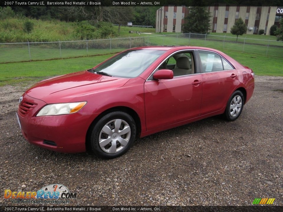 2007 Toyota Camry LE Barcelona Red Metallic / Bisque Photo #7