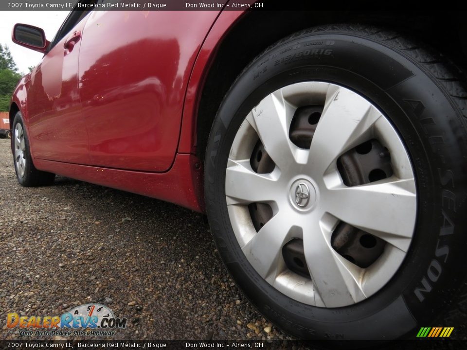 2007 Toyota Camry LE Barcelona Red Metallic / Bisque Photo #10