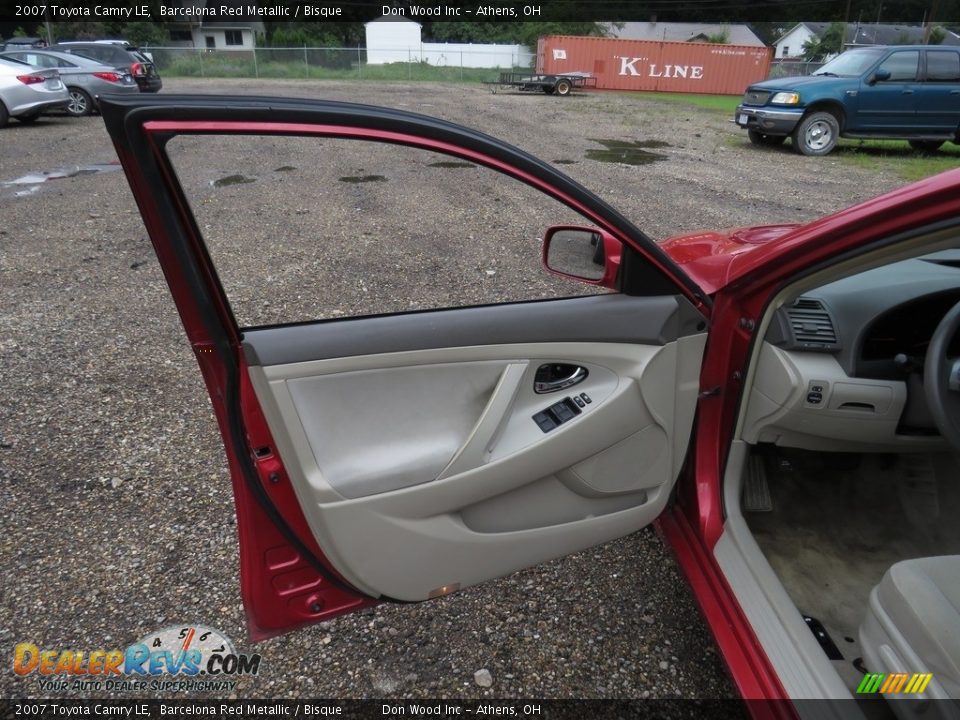 2007 Toyota Camry LE Barcelona Red Metallic / Bisque Photo #15