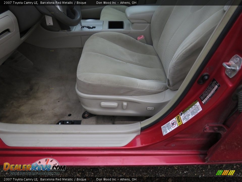 2007 Toyota Camry LE Barcelona Red Metallic / Bisque Photo #16