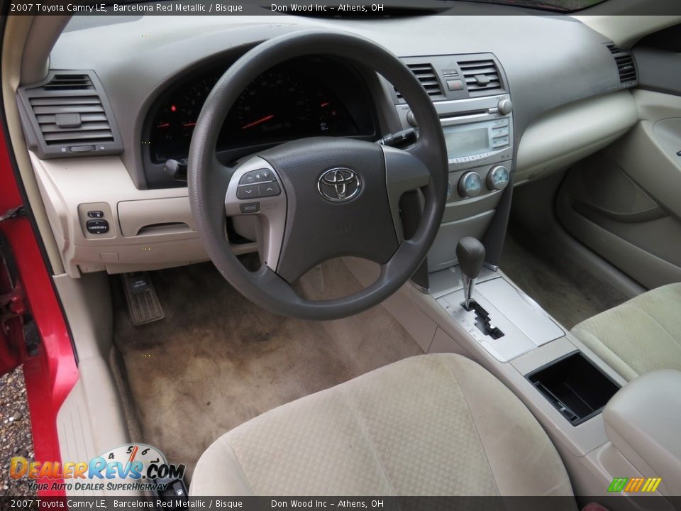 2007 Toyota Camry LE Barcelona Red Metallic / Bisque Photo #17