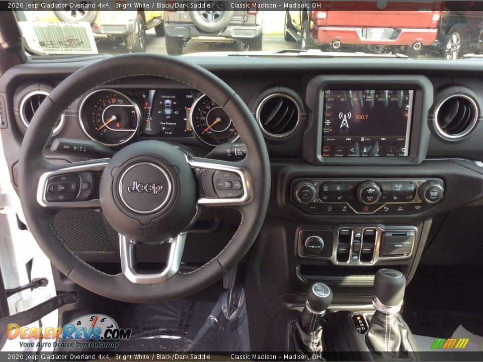 2020 Jeep Gladiator Overland 4x4 Bright White / Black/Dark Saddle Photo #2