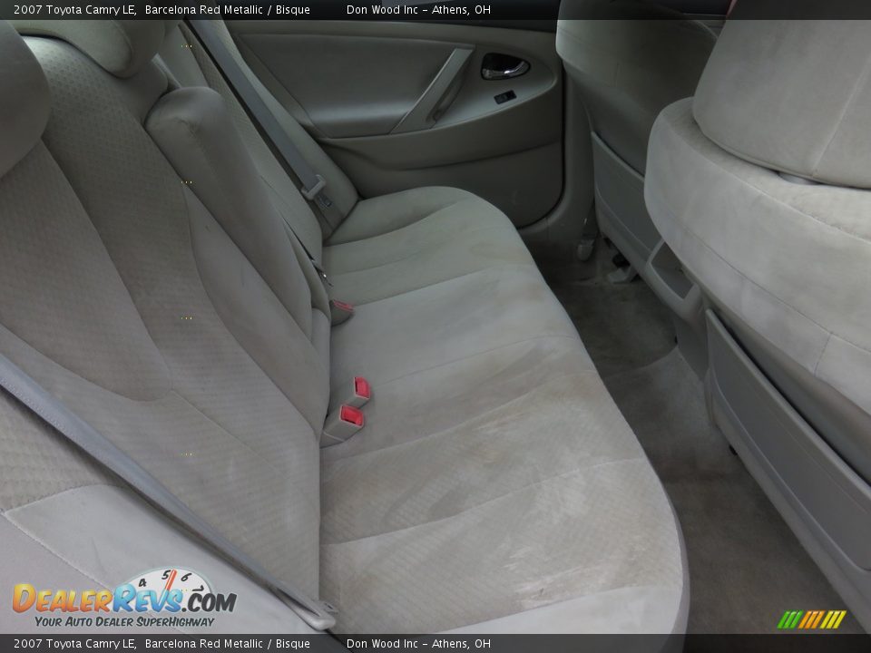 2007 Toyota Camry LE Barcelona Red Metallic / Bisque Photo #22
