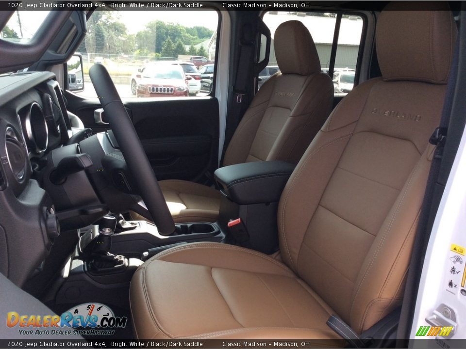 2020 Jeep Gladiator Overland 4x4 Bright White / Black/Dark Saddle Photo #3