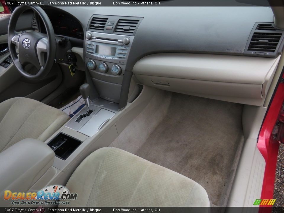 2007 Toyota Camry LE Barcelona Red Metallic / Bisque Photo #25