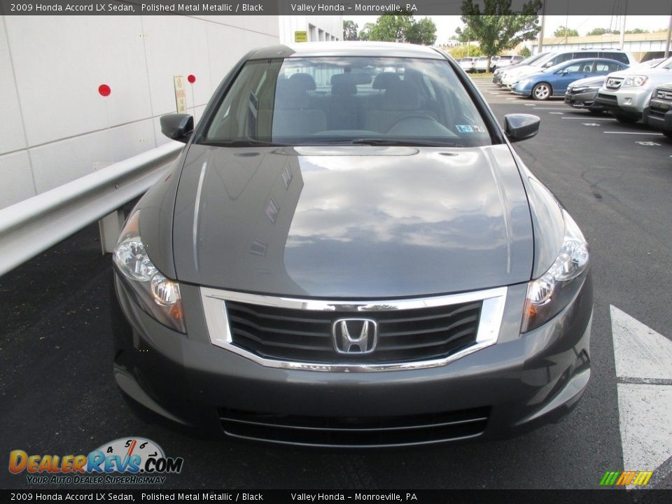 2009 Honda Accord LX Sedan Polished Metal Metallic / Black Photo #7
