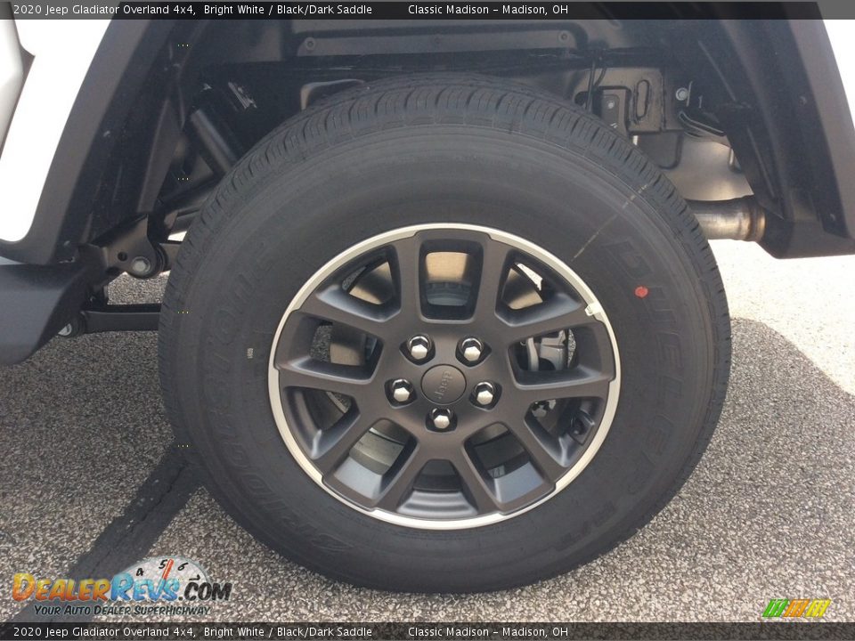 2020 Jeep Gladiator Overland 4x4 Bright White / Black/Dark Saddle Photo #10